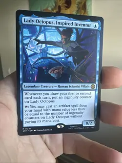 MtG Spider-Man, Lady Octopus, Inspired Inventor, M/NM SPM #0035 - Image 1