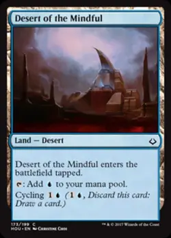 Desert of the Mindful -Foil Light Play MTG Hour of Devastation - Image 1