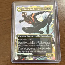 NM Borderless Miles Morales, MTG, Marvel's Spider-Man, Magic the Gathering, 200 - Image 2