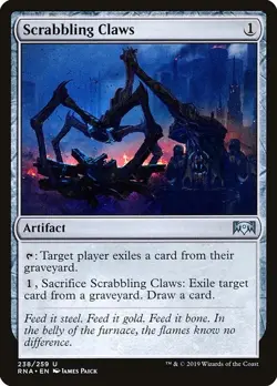Scrabbling Claws 2x FOIL RNA MTG Ravnica Allegiance Uncommon MINT artifact - Image 1