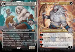 NM-Mint, English MTG Foil Ajani, Nacatl Pariah // Ajani, Nacatl Avenger - Foil - - Image 1