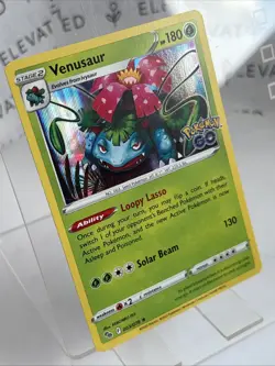 Venusaur 003/078 Rare - Pokemon Go TCG - Reverse Holo (NM) - Image 2