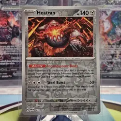 Heatran 123/167 Reverse Holo Twilight Masquerade Pokemon NM/M - Image 1