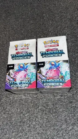 Pokemon Temporal Forces Half Booster Box (18 Packs) Brand New & Sealed X2 - Image 1