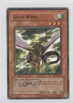 Gray Wing 1st Ed. YuGiOh Legacy of Darkness #LOD-041 2003 READ - Image 1