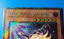 NM Yugioh Dark Magician Girl - RA04-EN107 - Platinum Secret Rare w Print Error - Image 3