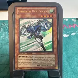 Yugioh - Elemental Hero Stratos JUMP-EN012 Ultra Rare Promo - Image 1