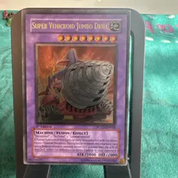 Super Vehicroid Jumbo Drill POTD-EN036 1st Edition Ultimate Rare Yugioh lp - Image 1