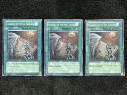 3x YuGiOh Cunning of the Six Samurai 1st Ed Ultimate Rare GLAS-EN061 *READ BELOW - Image 1