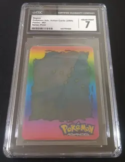 2004 Pokemon Action Card Regice Lenticular CGC 7 Gem Mint - Image 1