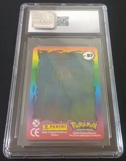 2004 Pokemon Action Card Regice Lenticular CGC 7 Gem Mint - Image 2