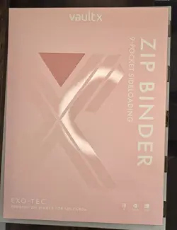 Vault X Just Pink 9-Pocket Exo-Tec Zip Binder - 360 Cards - New - Image 1