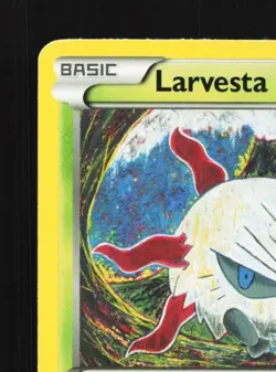 Larvesta 14/114 LP Steam Siege English Pokemon Card TCG - Image 4