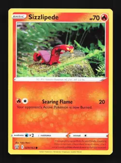 Sizzlipede 029/163 Battle Styles English Pokemon Card TCG - Image 1