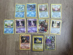 Pokemon Vintage And Modern 12 Card Lot - Image 1