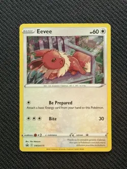 Eevee SWSH175 SWSH: Sword & Shield Promo Cards Holo Pokemon Card - Image 1