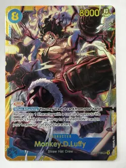 Monkey D. Luffy OP11-118 SEC A Fist of Divine Speed ONE PIECE Card Game English - Image 1