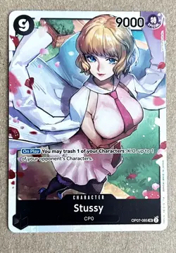 One Piece Card Game Stussy OP07-085 SR NM - Foil English - Image 1