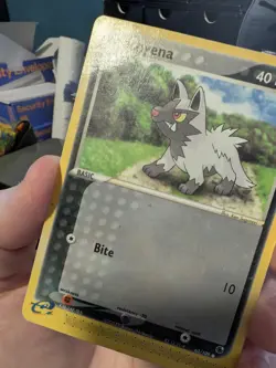 Poochyena 63/109 Common Ruby & Sapphire Vintage EReader Pokemon HP - Image 4