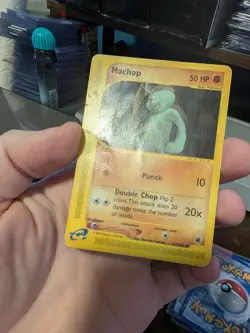 Machop 117/165 Common Expedition Base Set WOTC Vintage EReader Pokemon DMG - Image 3