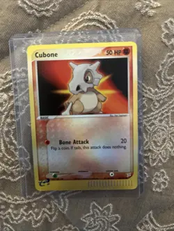 Nintendo Pokemon TCG Cubone 40/95 Reverse Holo EX Team Magma vs Aqua 2004 - Image 1