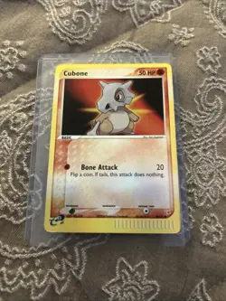 Nintendo Pokemon TCG Cubone 40/95 Reverse Holo EX Team Magma vs Aqua 2004 - Image 2