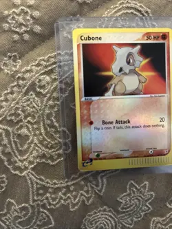 Nintendo Pokemon TCG Cubone 40/95 Reverse Holo EX Team Magma vs Aqua 2004 - Image 3