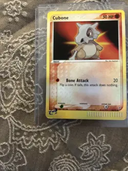 Nintendo Pokemon TCG Cubone 40/95 Reverse Holo EX Team Magma vs Aqua 2004 - Image 5