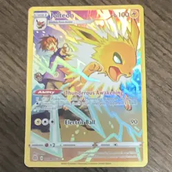 Pokemon TCG Jolteon TG04/TG30 Ultra Rare Holo Brilliant Stars TG 100HP EN - Image 1