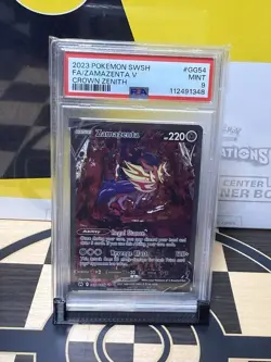 PSA 9 Zamazenta Crown Zenith GG54 - Image 1