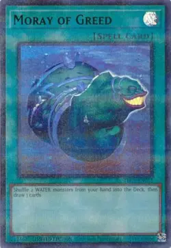 Yugioh! Moray of Greed - TBC1-EN013 - Ultra Rare - Unlimited Edition Near Mint, - Image 1