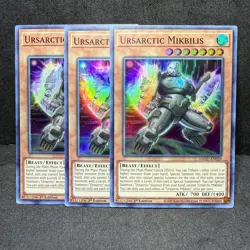 3x Yugioh Ursarctic Mikbilis ANGU-EN029 Super Rare - NM 💎 - Image 1
