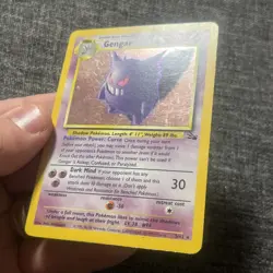 Pokemon TCG Gengar Holo Foil Card 5/62 Fossil Vintage 1999 Rare English Edition - Image 3