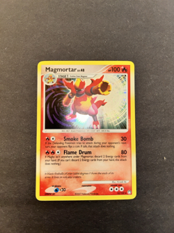 2007 TCG POKEMON CARD DIAMOND & PEARL MYSTERIOUS TREASURES MAGMORTAR 100 12/123 - Image 1