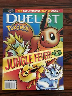priv auction:beanydip 1999 DUELIST & 1st Edition Gold Stamped Pikachu Promo Card - Image 1