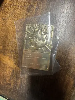 1999 Burger King Pokemon Togepi 23K Gold Plated Promo Card Limited Edition - Image 2