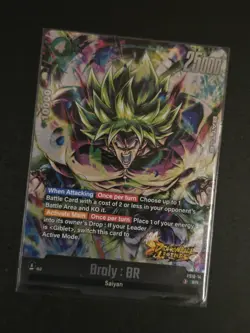Dragon Ball Fusion World Card Game Broly BR FS10-14 Foil SR - Image 4