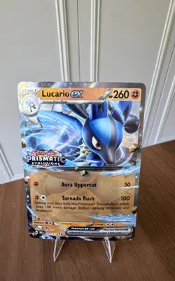 Lucario ex (Prismatic Evolutions Stamp) 051/131 Miscellaneous Cards &... - Image 1