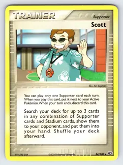 Scott 84/106 2005 EX Emerald Pokemon Card Nintendo Uncommon Trainer - VLP - Image 1