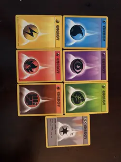 1999 Pokemon 7 Energy Cards #96-102/102 - Image 1