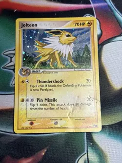 Jolteon 3/17 Pop Series 3 Holo Rare Pokemon TCG Card DMG - Image 2