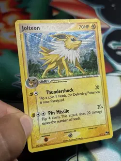 Jolteon 3/17 Pop Series 3 Holo Rare Pokemon TCG Card DMG - Image 4