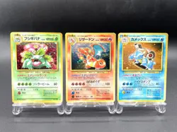 3 Set Venusaur Charizard Blastoise CD Promo Holo MP Japanese Pokemon Card #15 - Image 1