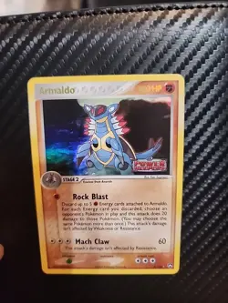 Pokemon TCG Armaldo 3/108 EX Power Keepers Reverse Holo Rare Card - Image 2