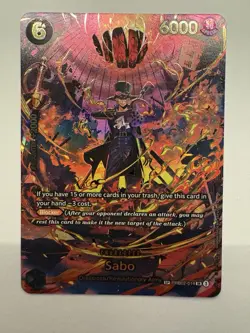 Bandai One Piece Card Game Sabo PRB02-014 SP Special Alt Art Foil 6000 - Image 1