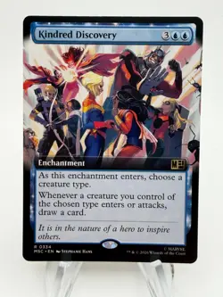MTG Marvel Super Heroes KINDRED DISCOVERY Extended Art Rare #334 - Image 1