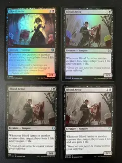 MTG- Blood Artist x4 (Two are FOIL) - Image 1