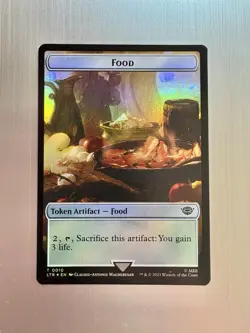Smaug / Food - 0007/0010 - MTG: Lord of the Rings - Token - FOIL - Image 2