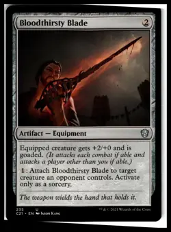 Commander 2019 #53 Bloodthirsty Blade - Image 1