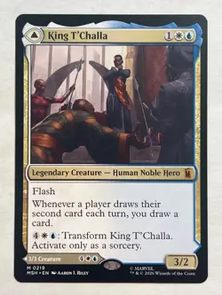 MTG - King T'Challa - Marvel Super Heroes - Mythic - NM - Magic the Gathering - Image 1